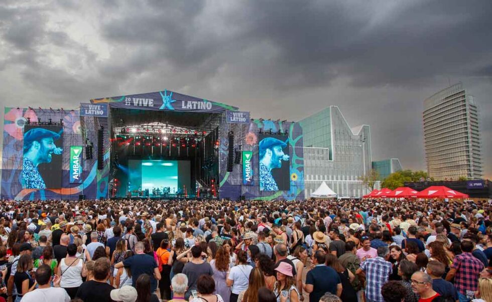 Vista del Espacio Expo de Zaragoza durante el Festival Vive Latino 2023